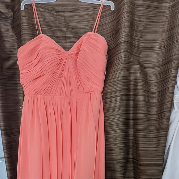 Dresses | Salmon Bridesmaidevening Dress With Shawl | Poshmark Dresses | Salmon Bridesmaidevening Dress With Shawl | Poshmark